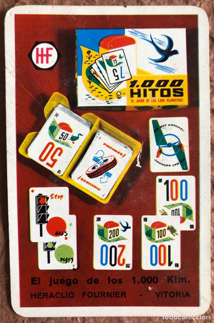 Colecionismo Calend&aacute;rios: CATETOS 1000 HITOS. CALENDARIO HERACLIO FOURNIER DE 1965.