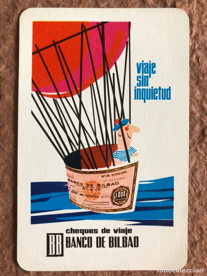 Collectables Calendars: BANCO DE BILBAO. CALENDARIO FOURNIER DE 1966.
