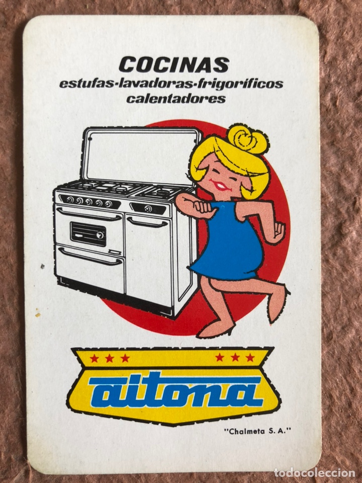 Collectables Calendars: COCINAS AITONA. CALENDARIO HERACLIO FOURNIER DE 1966.