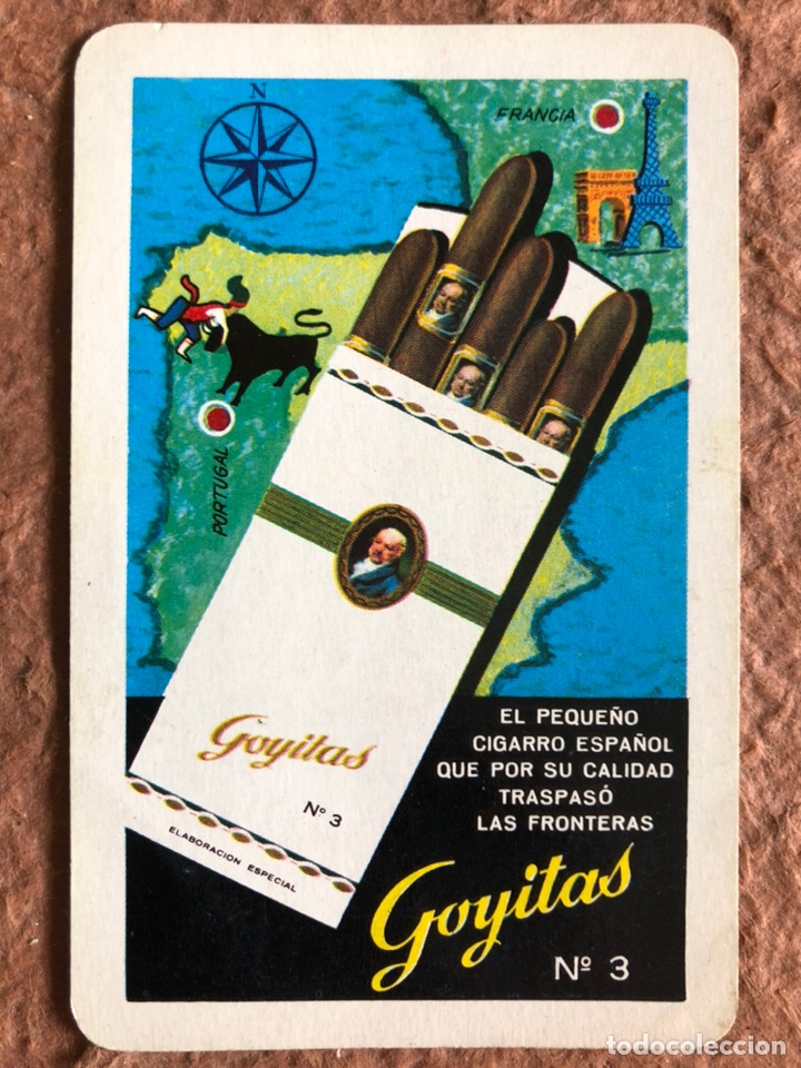 Coleccionismo calendarios: CIGARROS GOYITA N&deg; 3. CALENDARIO HERACLIO FOURNIER DE 1966.