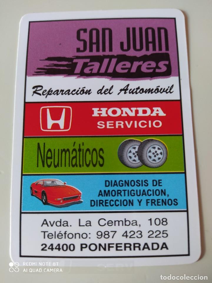 Coleccionismo Calendarios: CALENDARIO PUBLICITARIO TALLERES SAN JUAN - HONDA