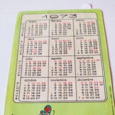 Coleccionismo Calendarios: CALENDARIO PEGATINA DE CIBALGINA DE 1973