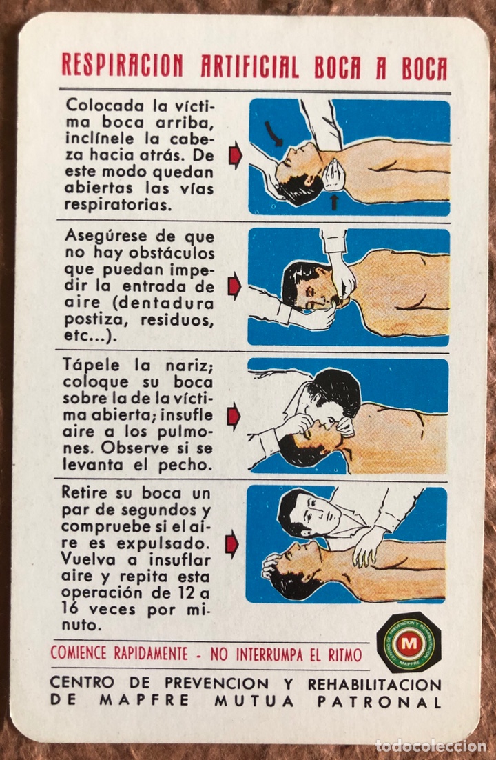 Coleccionismo calendarios: CENTRO DE PREVENCI&Oacute;N Y REHABILITACI&Oacute;N MAPFRE. CALENDARIO HERACLIO FOURNIER DE 1970.