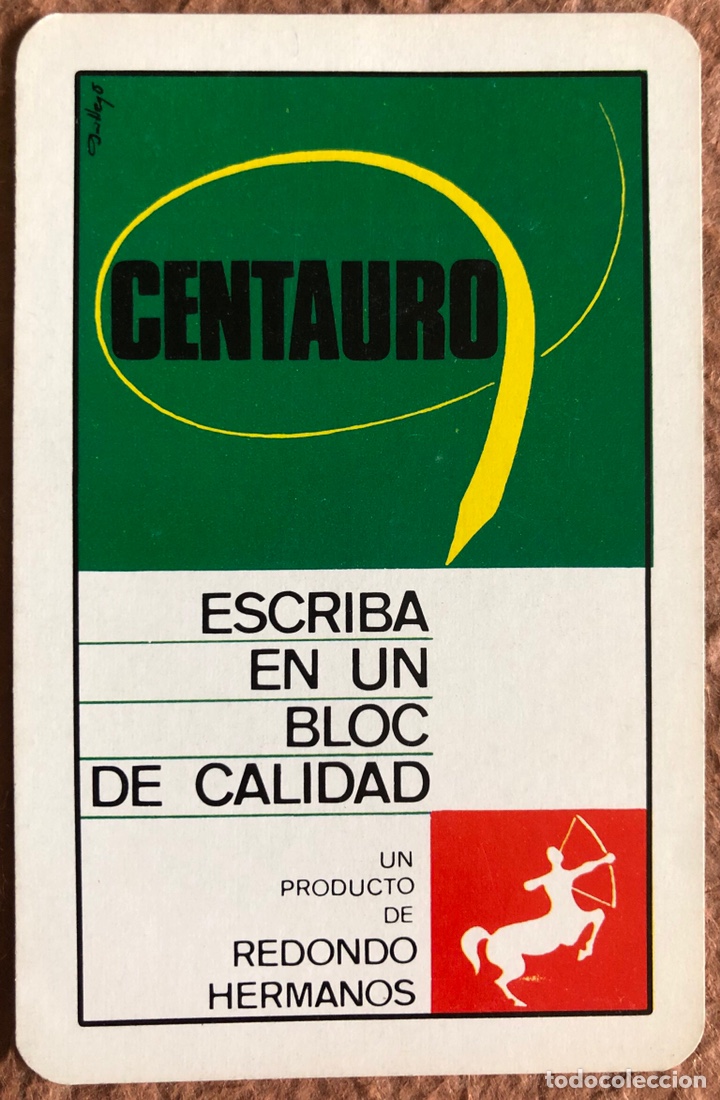 Sammeln von Kalendern: BLOC CENTAURO (REDONDO HERMANOS). CALENDARIO HERACLIO FOURNIER DE 1970.