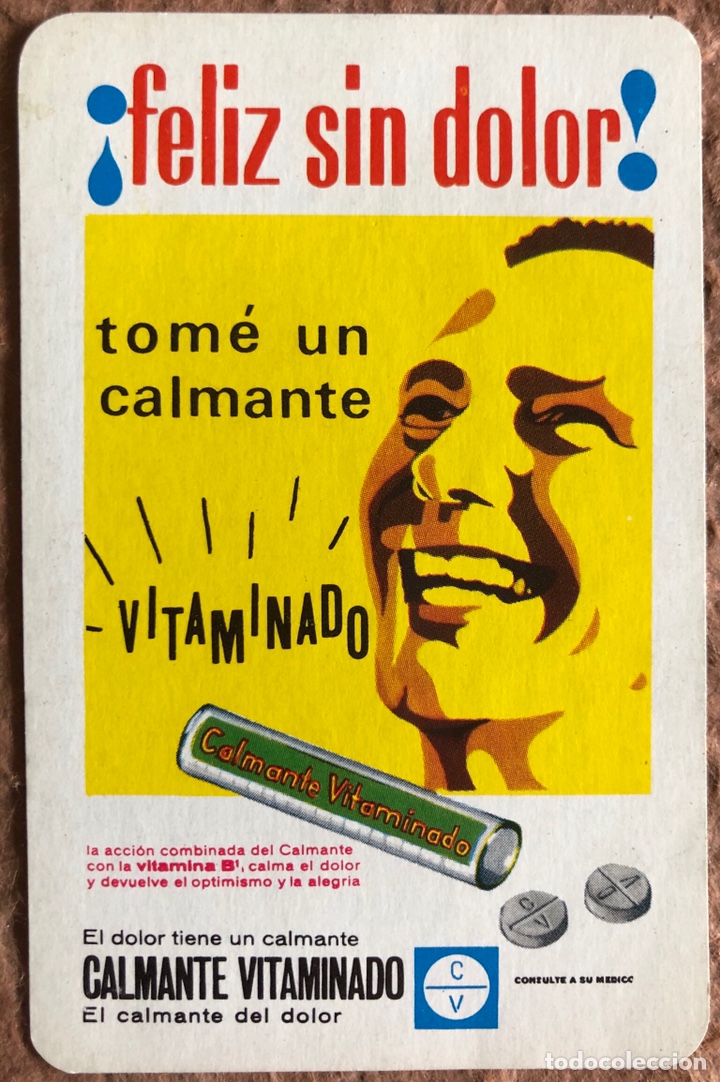 Sammeln von Kalendern: CALMANTE VITAMINADO. CALENDARIO HERACLIO FOURNIER DE 1969.