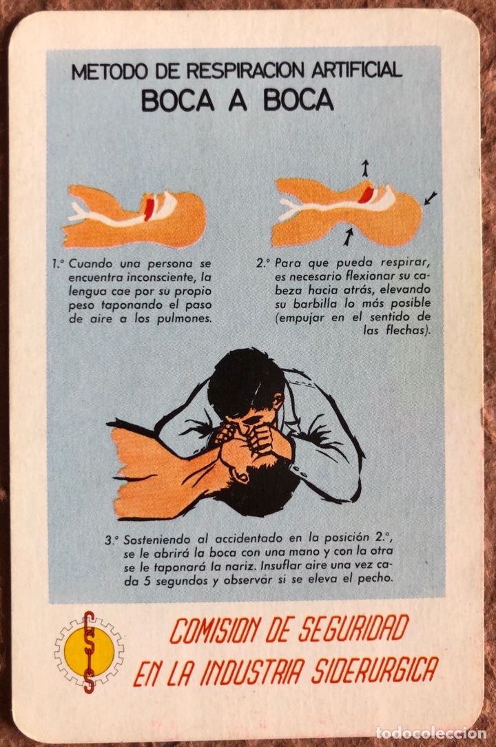 Sammeln von Kalendern: CSIS (COMISI&Oacute;N DE SEGURIDAD EN LA INDUSTRIA SIDER&Uacute;RGICA). CALENDARIO FOURNIER DE 1968.