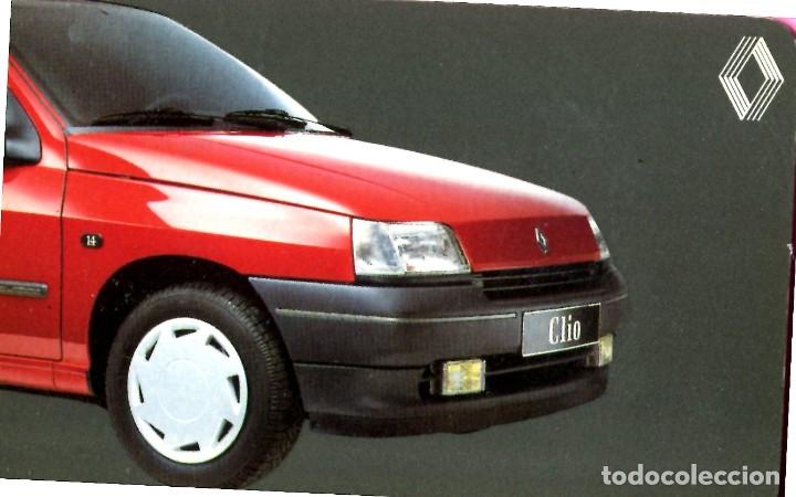 Coleccionismo calendarios: Calendario COCHE: RENAULT CLIO A&Ntilde;O 1991