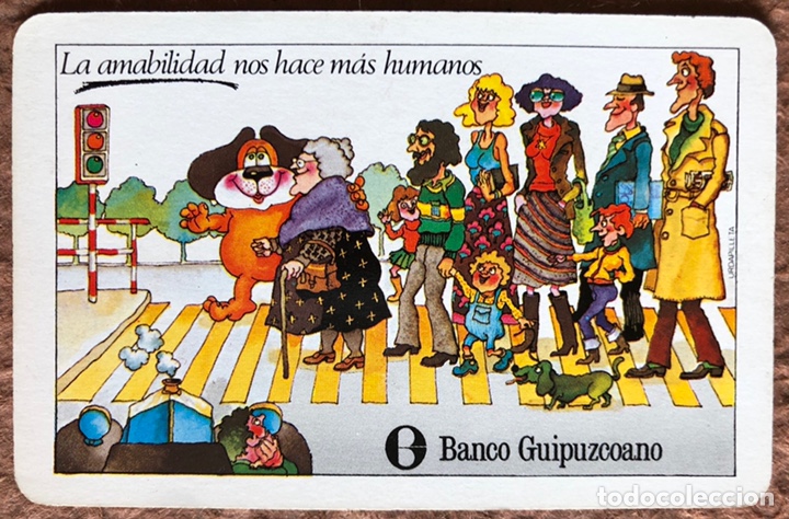 Sammeln von Kalendern: BANCO GUIPUZCOANO. CALENDARIO HERACLIO FOURNIER DE 1980.