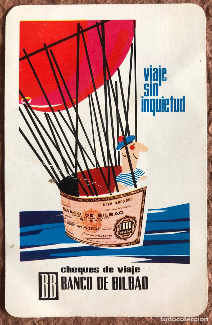 Collectables Calendars: BANCO DE BILBAO. CALENDARIO HERACLIO FOURNIER DE 1965.