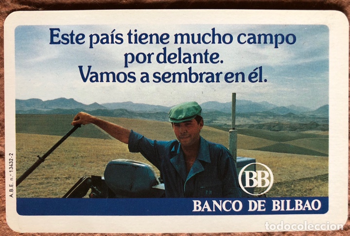 Coleccionismo calendarios: BANCO DE BILBAO. CALENDARIO HERACLIO FOURNIER 1982.