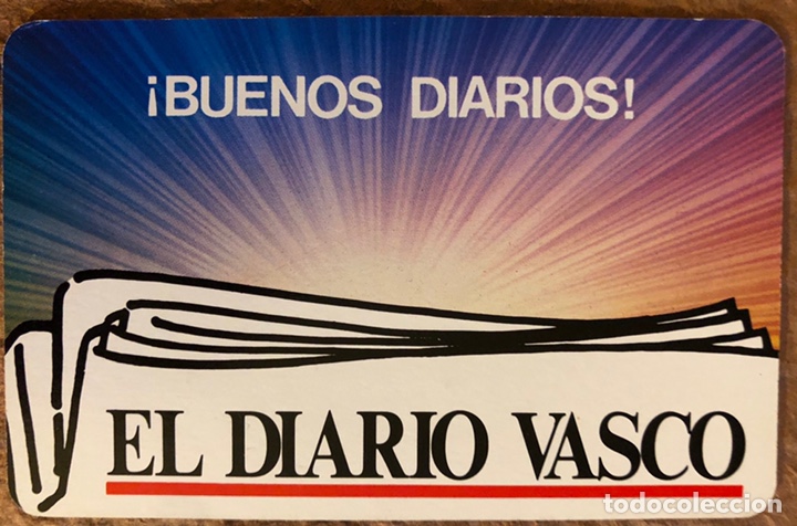 Coleccionismo calendarios: DIARIO VASCO. CALENDARIO HERACLIO FOURNIER DE 1991.