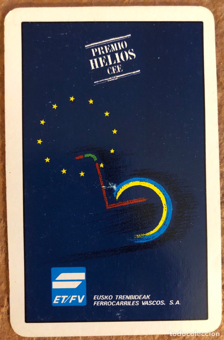 Coleccionismo Calendarios: EUSKO TRENBIDEAK. CALENDARIO HERACLIO FOURNIER DE 1992.