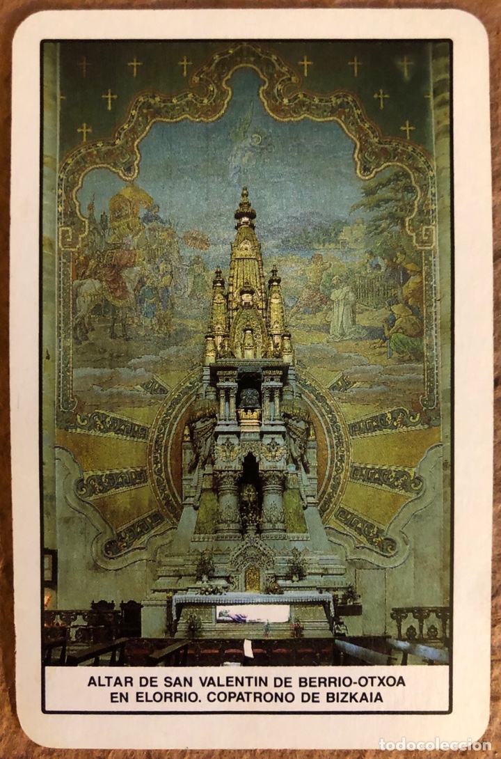Coleccionismo calendarios: ALTAR DE SAN VALENT&Iacute;N DE BERRIO OCHO (ELORRIO). CALENDARIO HERACLIO FOURNIER DE 1993.