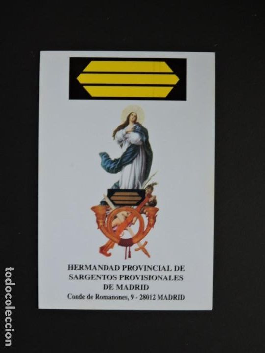 Coleccionismo calendarios: Calendario bolsillo - HERMANDAD PROVINCIAL SARGENTOS PROVISIONALES MADRID - LA LEGI&Oacute;N - A&ntilde;o 2009