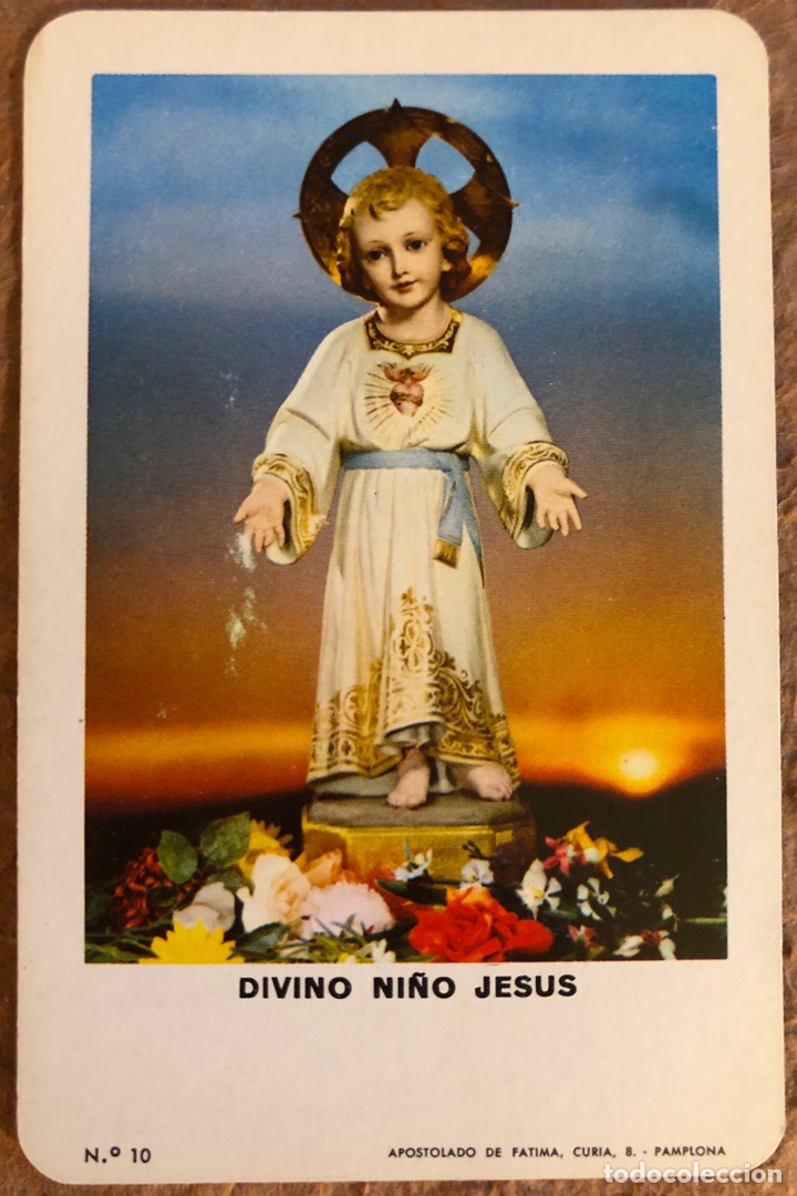 Coleccionismo calendarios: DIVINO NI&Ntilde;O JES&Uacute;S. CALENDARIO HERACLIO FOURNIER DE 1972. N&deg; 10.