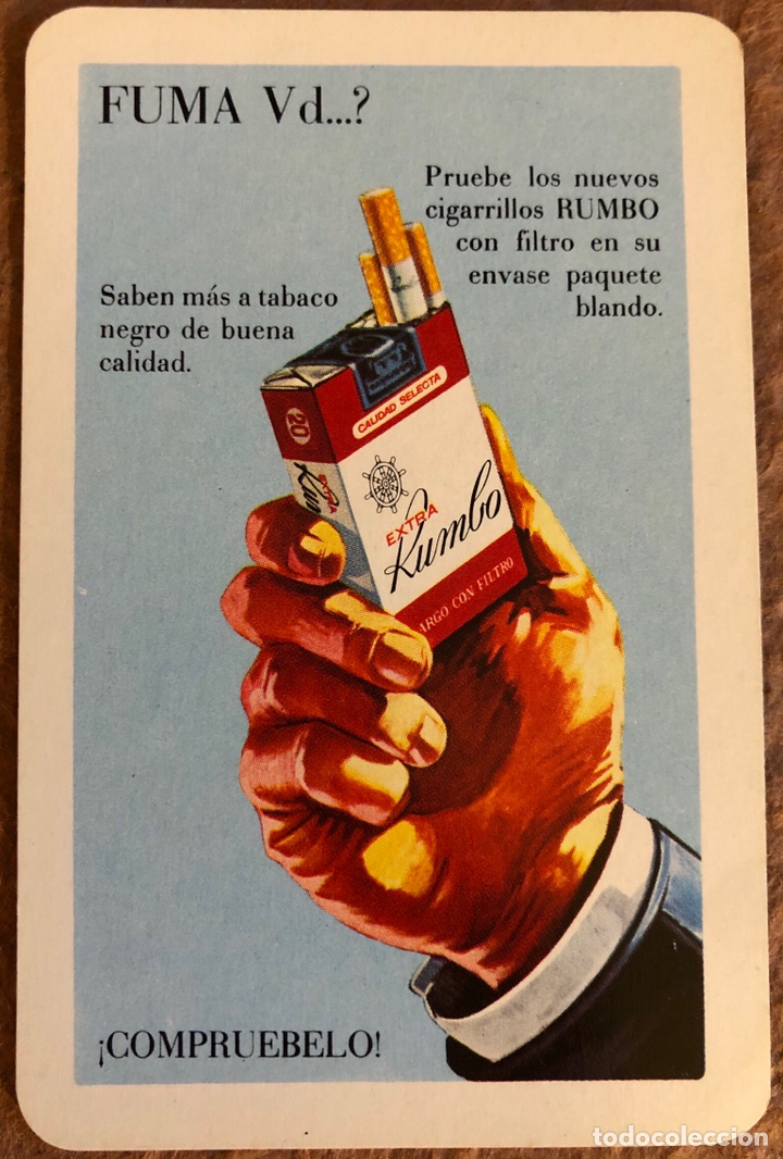 Coleccionismo calendarios: CIGARRILLOS EXTRA RUMBO. CALENDARIO HERACLIO FOURNIER DE 1968.