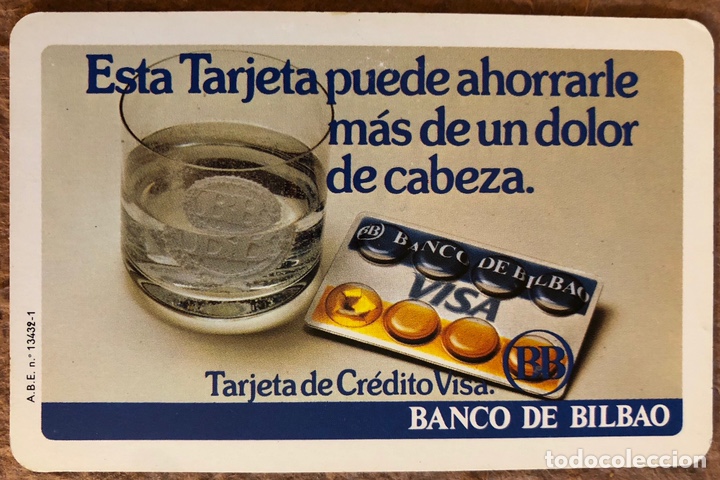 Sammeln von Kalendern: BANCO DE BILBAO (VISA). CALENDARIO HERACLIO FOURNIER DE 1982.