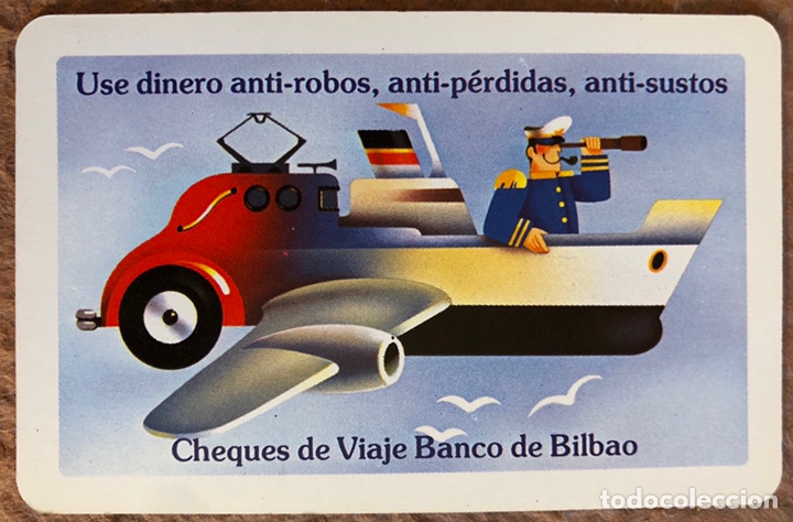 Coleccionismo calendarios: CHEQUES DE VIAJEBANCO DE BILBAO. CALENDARIO HERACLIO FOURNIER DE 1981.