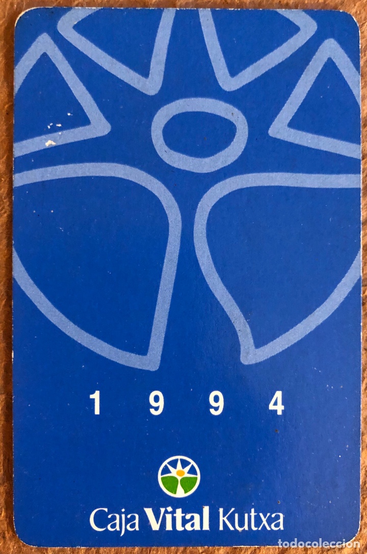 Coleccionismo calendarios: CAJA VITAL KUTXA. CALENDARIO HERACLIO FOURNIER DE 1994.