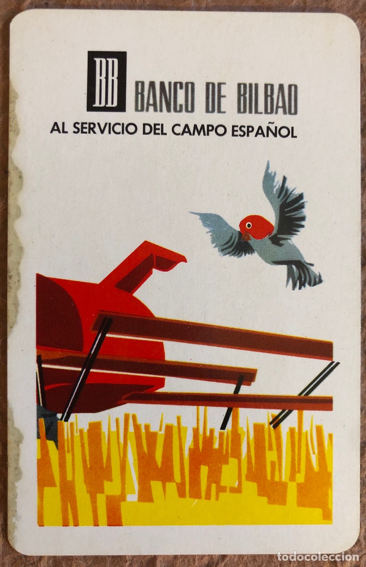 Colecionismo Calend&aacute;rios: BANCO DE BILBAO. CALENDARIO HERACLIO FOURNIER DE 1966.