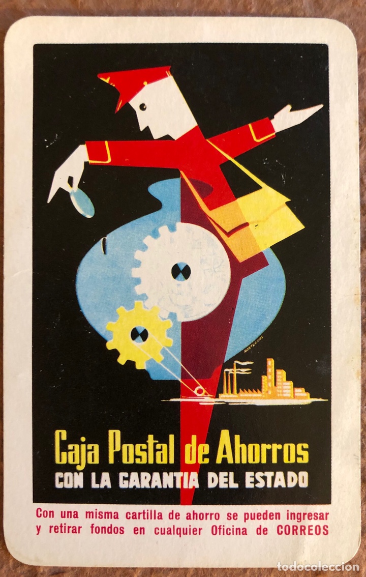 Colecionismo Calend&aacute;rios: CAJA POSTAL DE AHORROS . CALENDARIO HERACLIO FOURNIER DE 1964