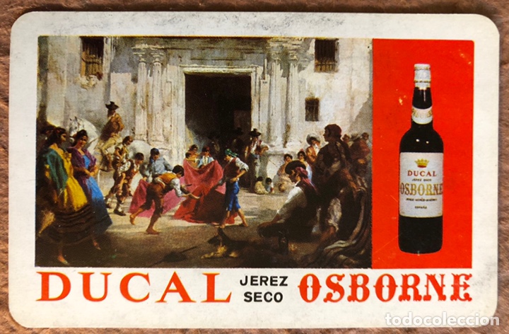 Colecionismo Calend&aacute;rios: JEREZ SECO DUCAL OSBORNE. CALENDARIO HERACLIO FOURNIER DE 1969.