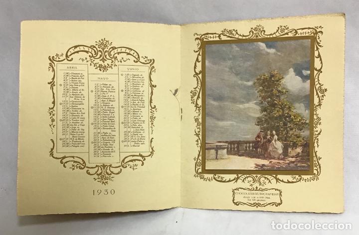 Coleccionismo calendarios: CHOCOLATES AMATLLER, CALENDARIO 1930 - Foto 9