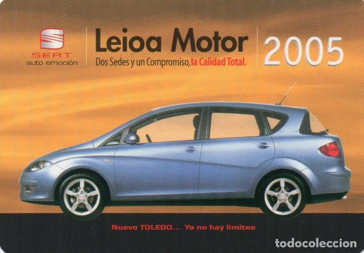 Coleccionismo Calendarios: Calendario de Publicidad 2005 - LEIOA MOTOR - SEAT