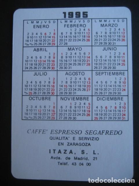 Coleccionismo calendarios: CALENDARIO CAFE SEGAFREDO 1995 - Foto 2