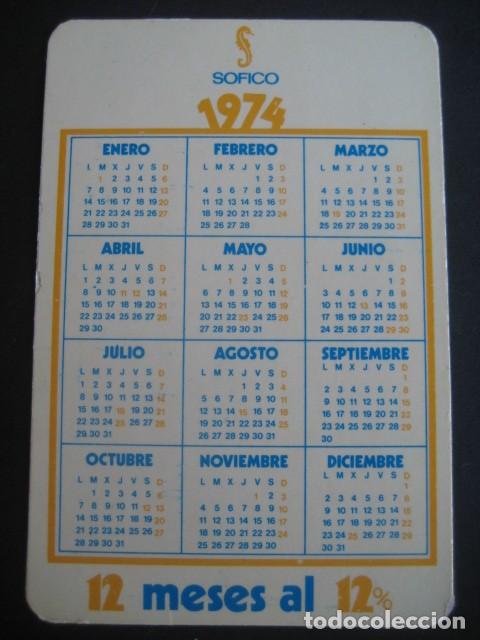 Coleccionismo calendarios: CALENDARIO SOFICO 1974 - Foto 2