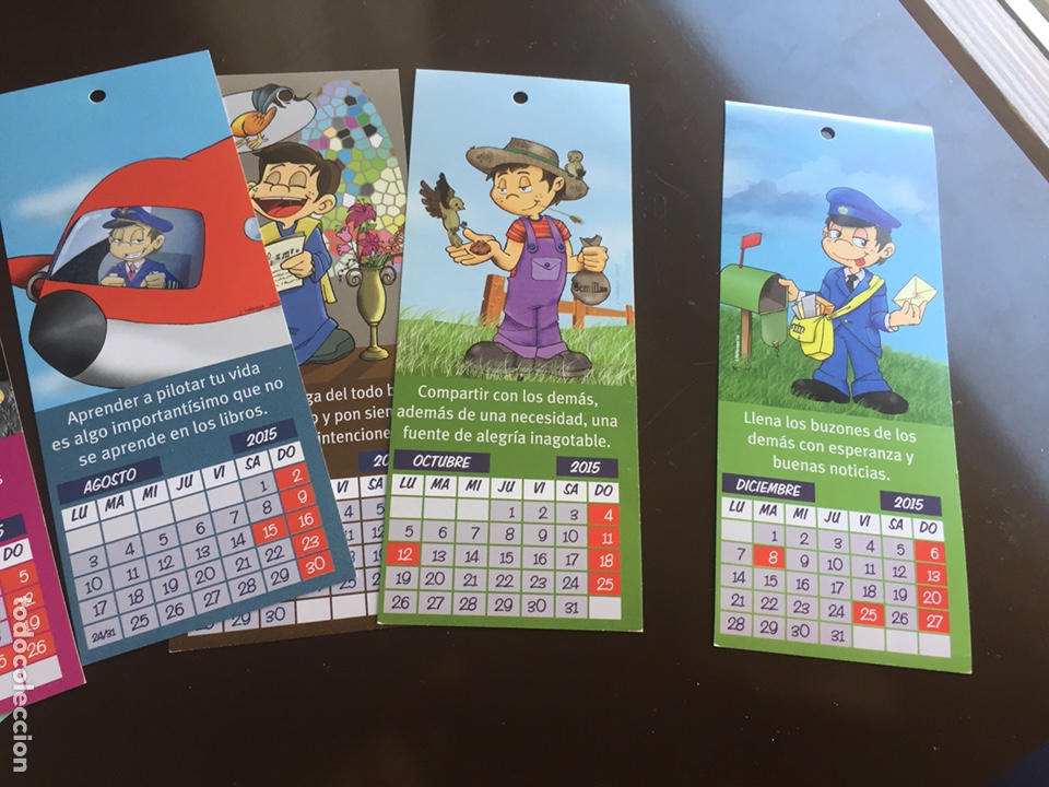 Coleccionismo calendarios: MARCAP&Aacute;GINAS CALENDARIO 2015 - Foto 2