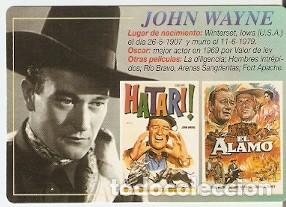 Coleccionismo Calendarios: Calendario a&ntilde;o 2001. John Wayne. ref. 11-01wcb49