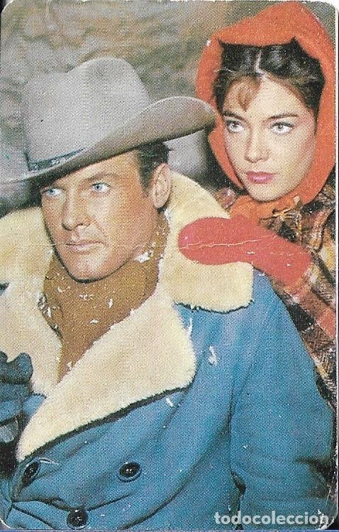 Coleccionismo Calendarios: CALENDARIO CERVEZA LA ZARAGOZANA 1967 - ROGER MOORE - MARLENE WILLIS