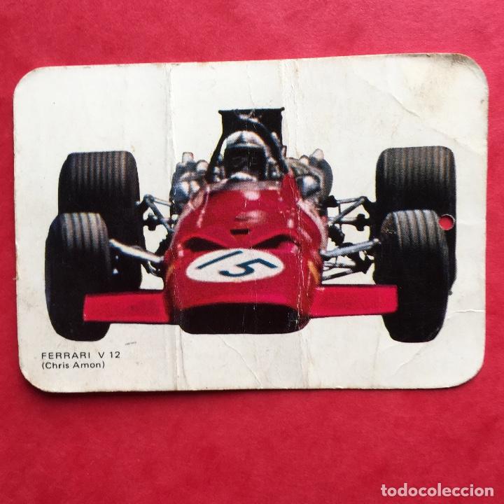 Coleccionismo calendarios: CALENDARIO BOLSILLO - PUBLICIDAD TALLER Santa Maria - FERRARI CHRIS AMON - 1974