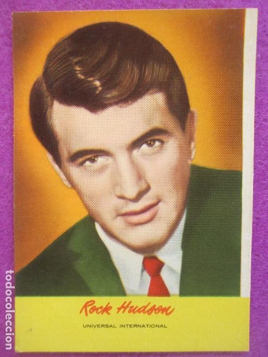 Coleccionismo Calendarios: CALENDARIO ROCK HUDSON 1959 PUBLICIDAD TRASERA OPTICA MENDOZA