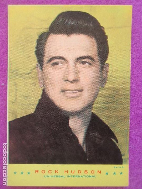 Coleccionismo Calendarios: CALENDARIO ROCK HUDSON 1959 PUBLICIDAD TRASERA OPTICA MENDOZA