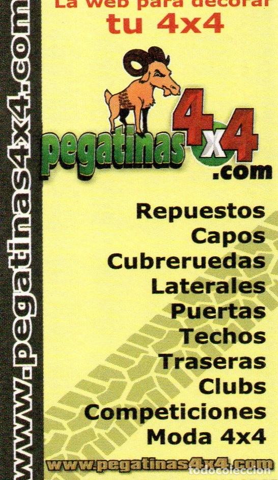 Coleccionismo calendarios: Calendario de Publicidad 2008 - PEGATIAS 4X4
