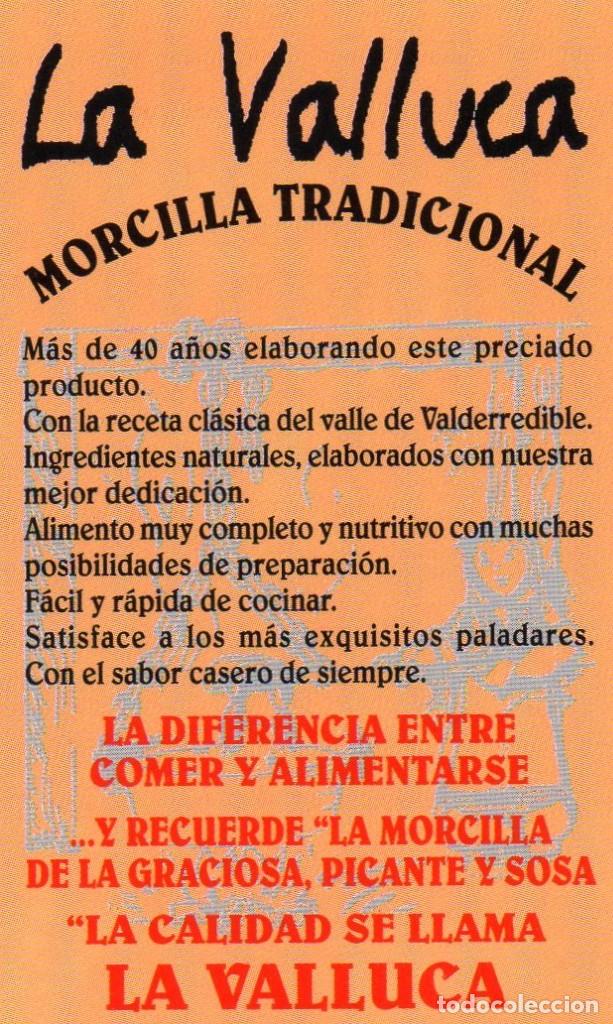 Coleccionismo calendarios: Calendario de Publicidad 2008 - LA VALLUCA - MORCILLA TRADICIONAL