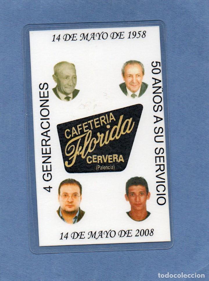 Coleccionismo calendarios: Calendario de Publicidad 2008 - CAFETERIA FLORIDA (PLASTIFICADO)
