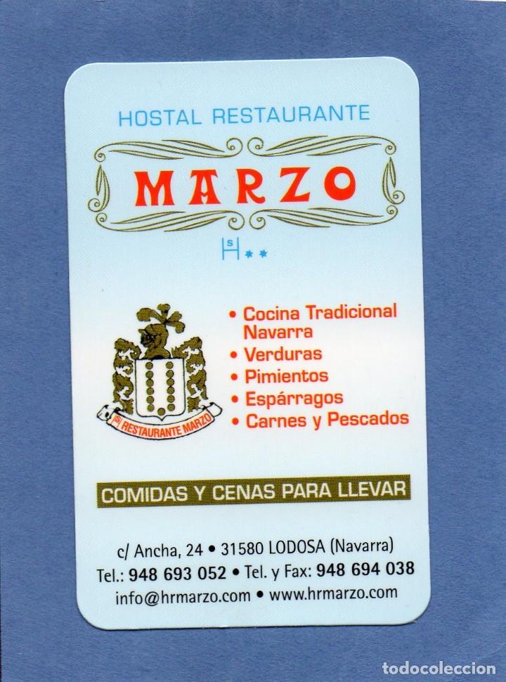 Coleccionismo calendarios: Calendario de Publicidad 2008 - HOSTAL RESTAURANTE - MARZO