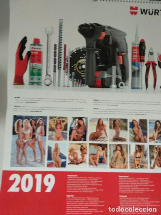Coleccionismo calendarios: CALENDARIO DE PARED - ALMANAQUE DE GRAN TAMA&Ntilde;O W&Uuml;RTH A&Ntilde;O 2019 - chicas