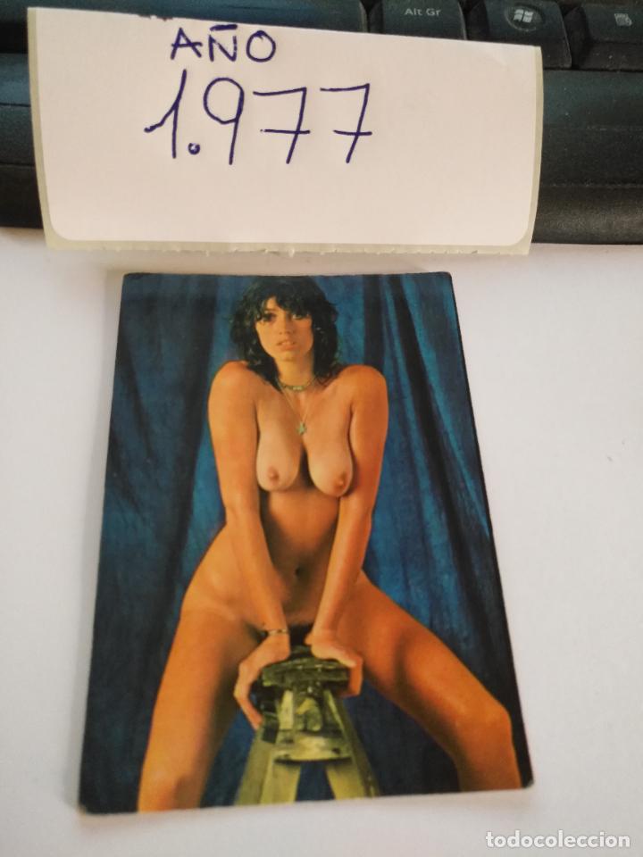 Collectables Calendars: OFERTA POR LOTES ANTIGUO CALENDARIO DE BOLSILLO EROTICO A&Ntilde;O 1977