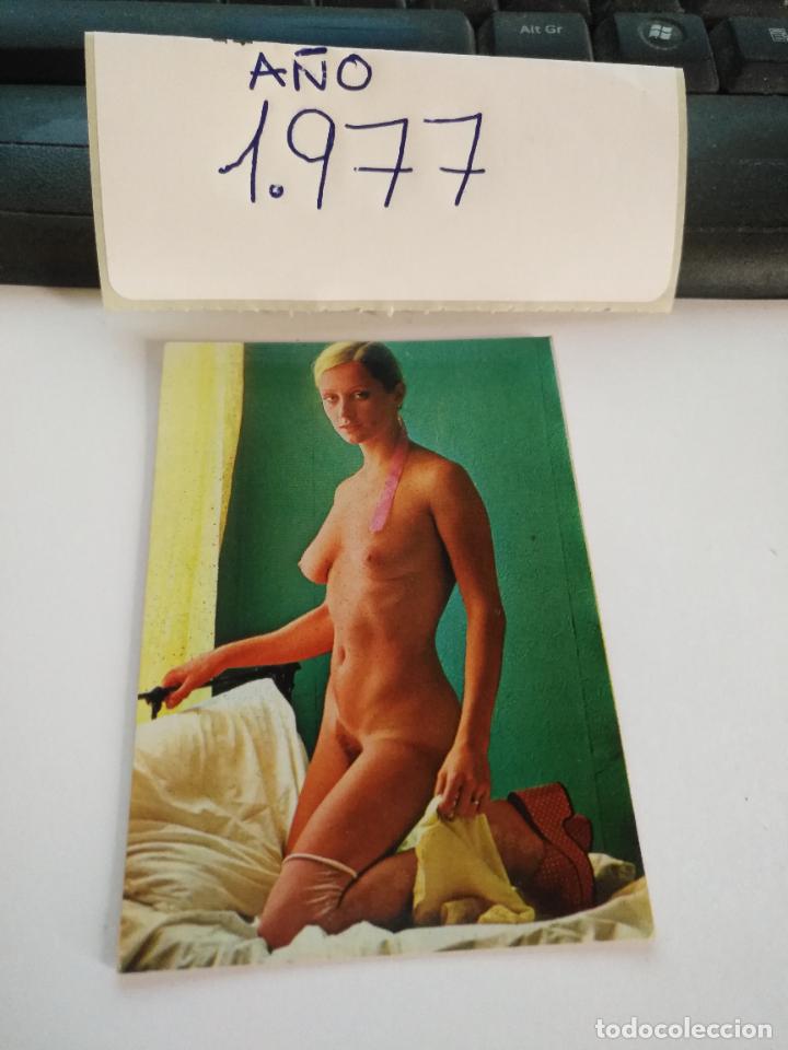 Collectables Calendars: OFERTA POR LOTES ANTIGUO CALENDARIO DE BOLSILLO EROTICO A&Ntilde;O 1977