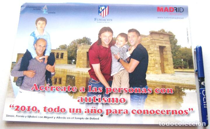 Coleccionismo Calendarios: CALENDARIO PARED ATLETICO DE MADRID A&Ntilde;O 2010 OFICIAL FUNDACION 30x20 NUEVO SINDROME DOWN R