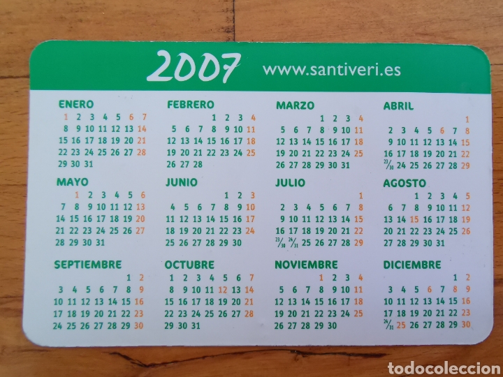 Coleccionismo calendarios: Calendario de Santiveri del 2007 - Foto 3
