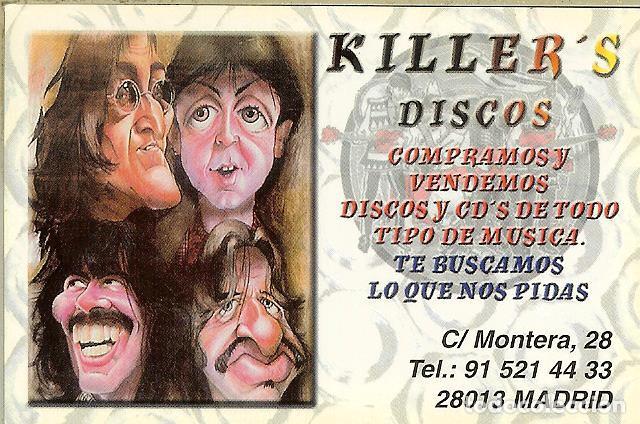 Coleccionismo Calendarios: CALENDARIO PUBLICIDAD - 2003 - KILLER 'S DISCOS - THE BEATLES