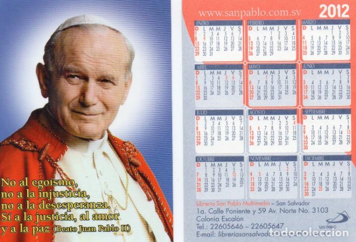 Coleccionismo calendarios: Calendario de Publicidad 2012 - LIBRER&Iacute;A SAN PABLO MULTIMEDIA - SAN SALVADOR