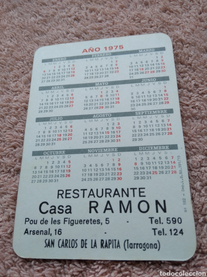 Coleccionismo Calendarios: Calendario chicas restaurante Casa Ram&oacute;n calendario chicas
