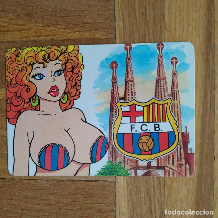 Colecionismo Calend&aacute;rios: CALENDARIO DE FUTBOL. FUTBOL CLUB BARCELONA. CHICA A&Ntilde;O 1989. VER FOTOS