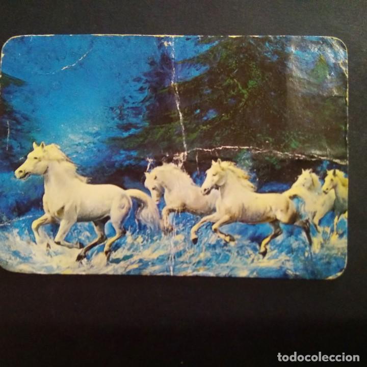 Coleccionismo Calendarios: CALENDARIO DE BOLSILLO - MANADA DE CABALLOS 1977 . AUTOMOVILES CITROEN . T3